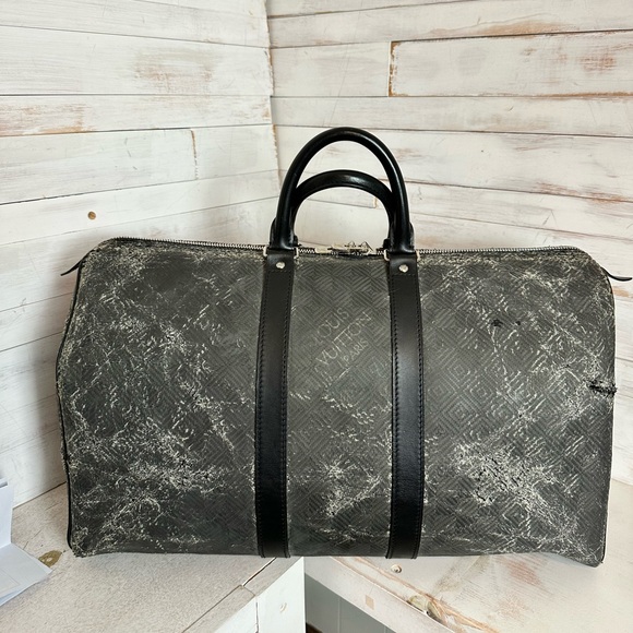 Louis Vuitton Keepall 45 Damier Carbon